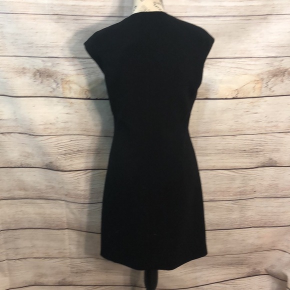 Ted Baker London Reikod Dress Front Zipper Textured Size 2 Black - Picture 8 of 12
